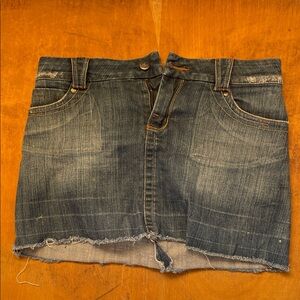 Candie's Blue Denim Mini Skirt